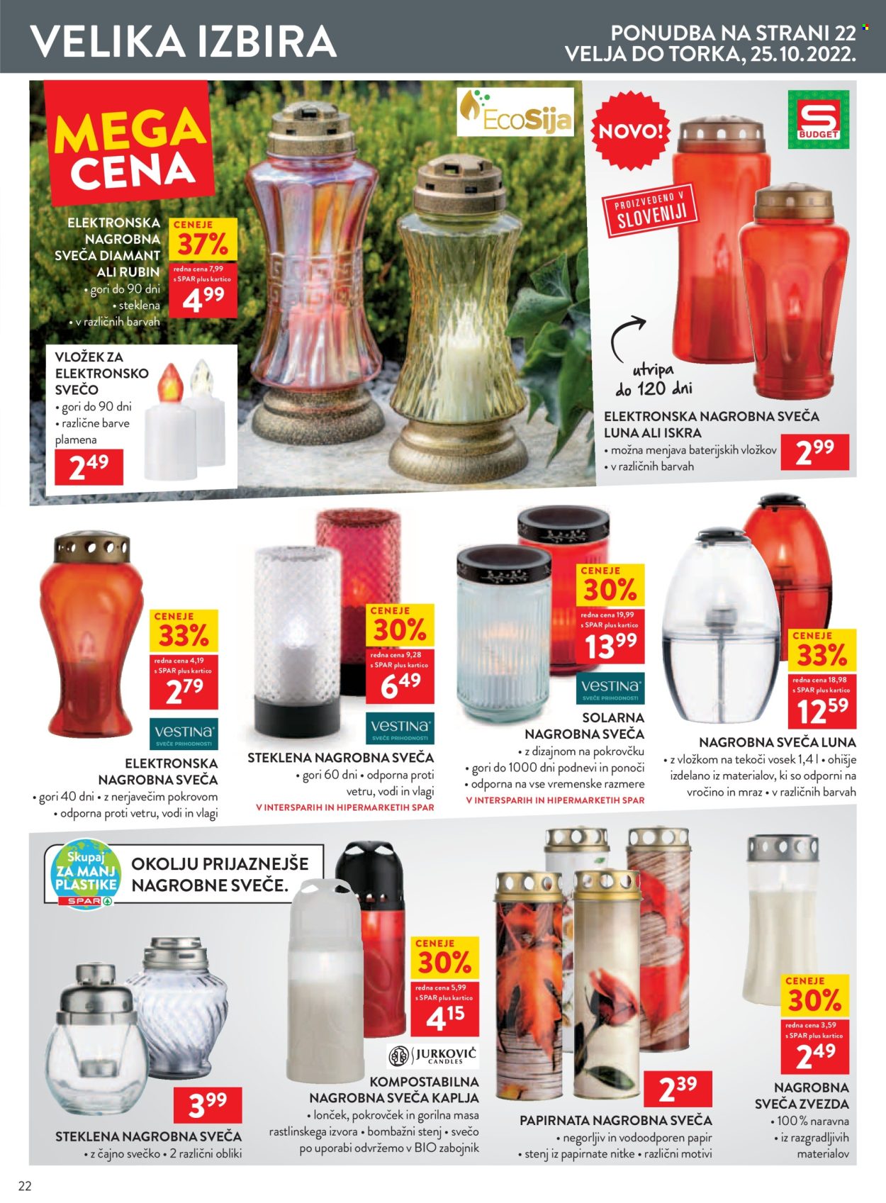 SPAR katalog - 19.10.2022 - 2.11.2022. Stran 22