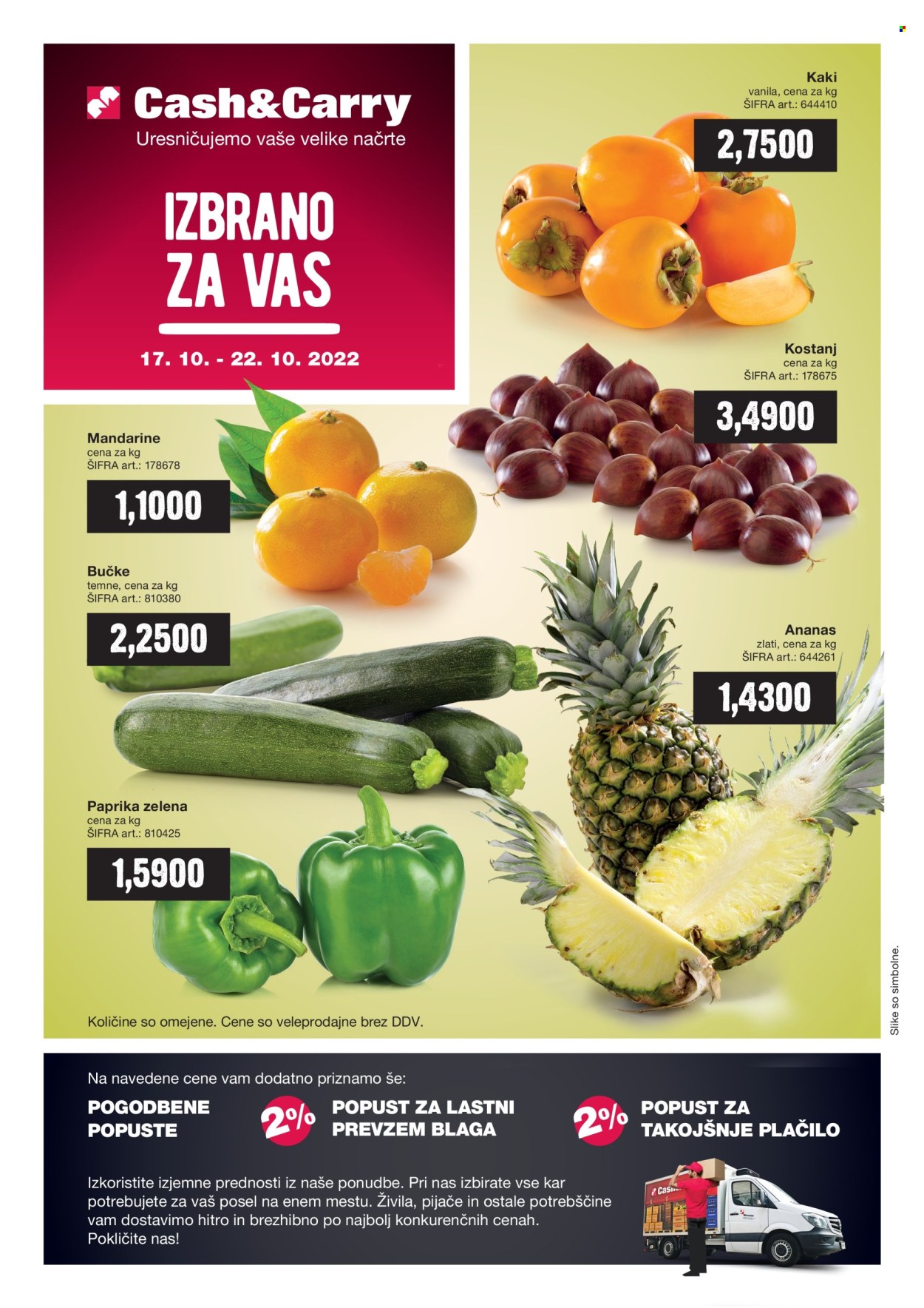 Mercator Cash & Carry katalog - 17.10.2022 - 22.10.2022. Stran 1
