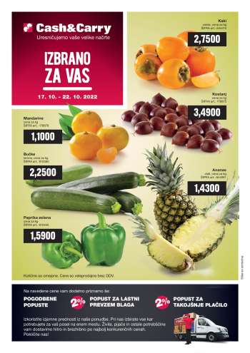 Mercator Cash & Carry katalog - 17.10.2022 - 22.10.2022.