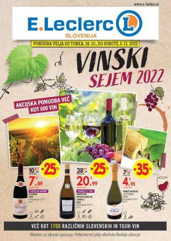 E.Leclerc katalog - 18.10.2022 - 05.11.2022.