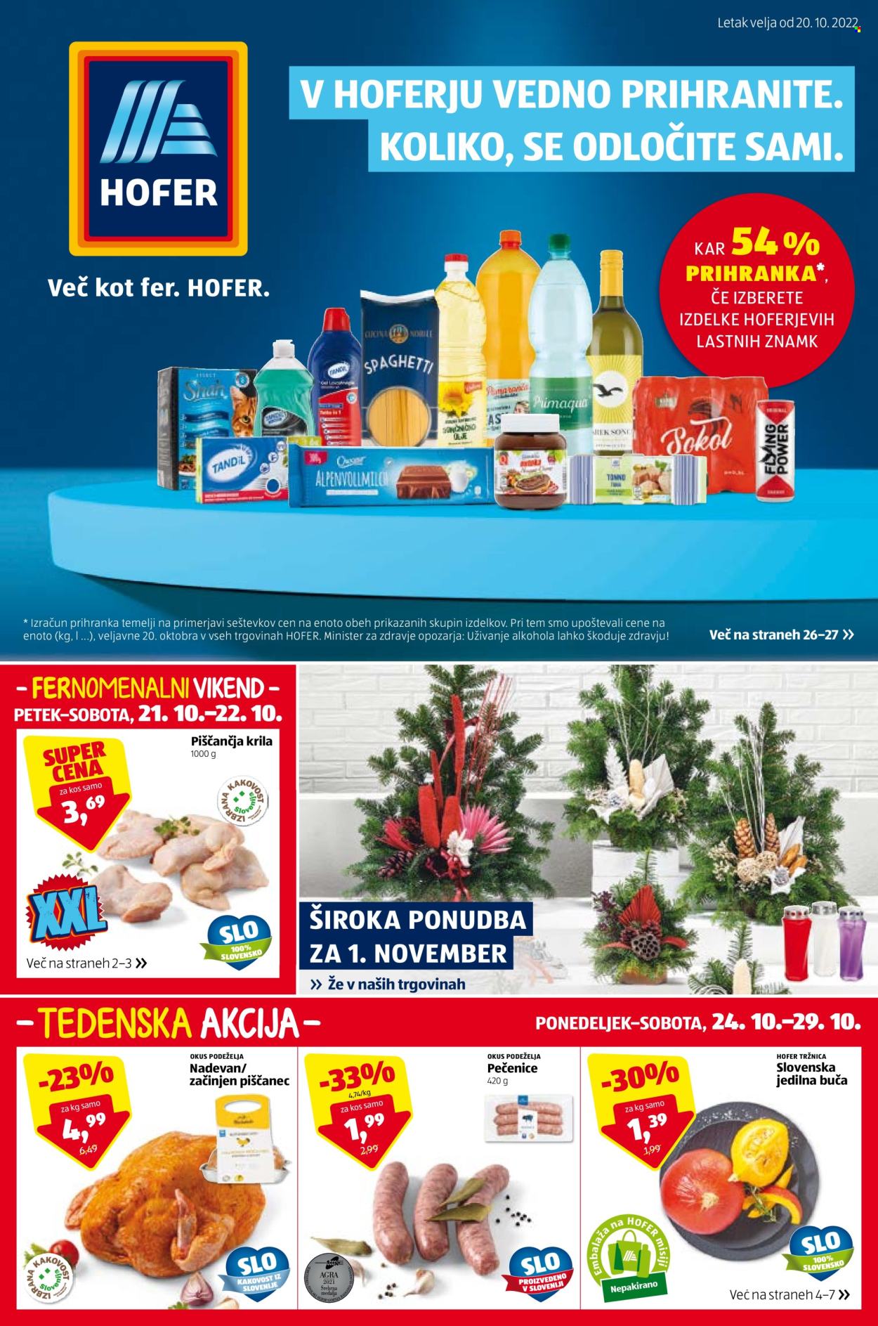 Hofer katalog - 20.10.2022 - 29.10.2022. Stran 1