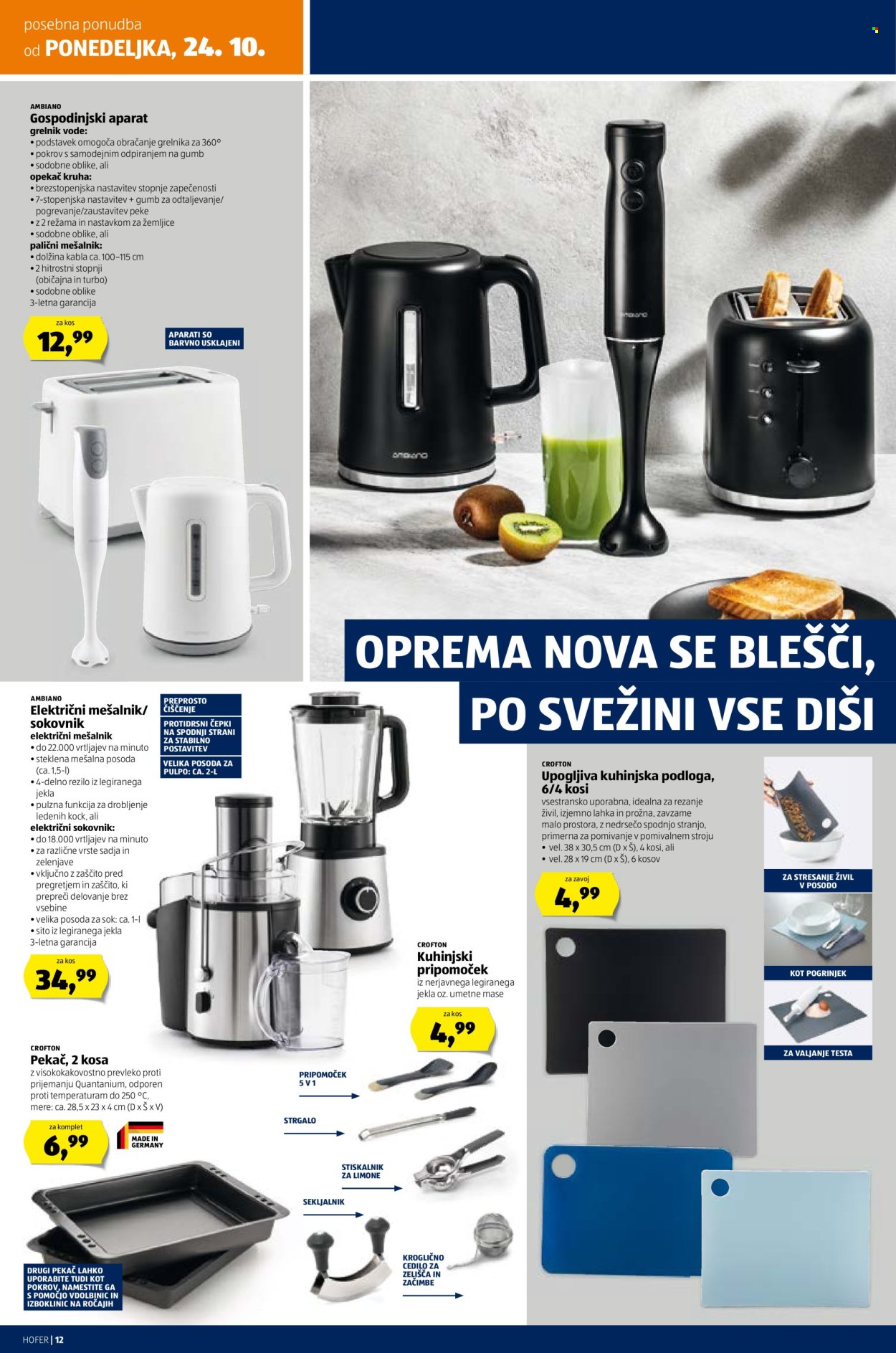 Hofer katalog - 20.10.2022 - 29.10.2022. Stran 12