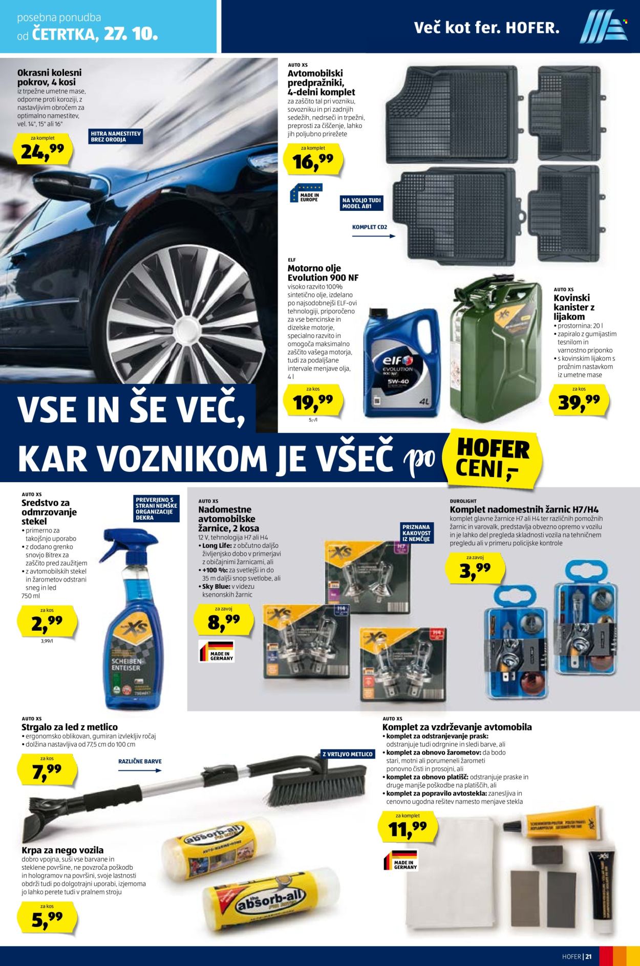 Hofer katalog - 20.10.2022 - 29.10.2022. Stran 21