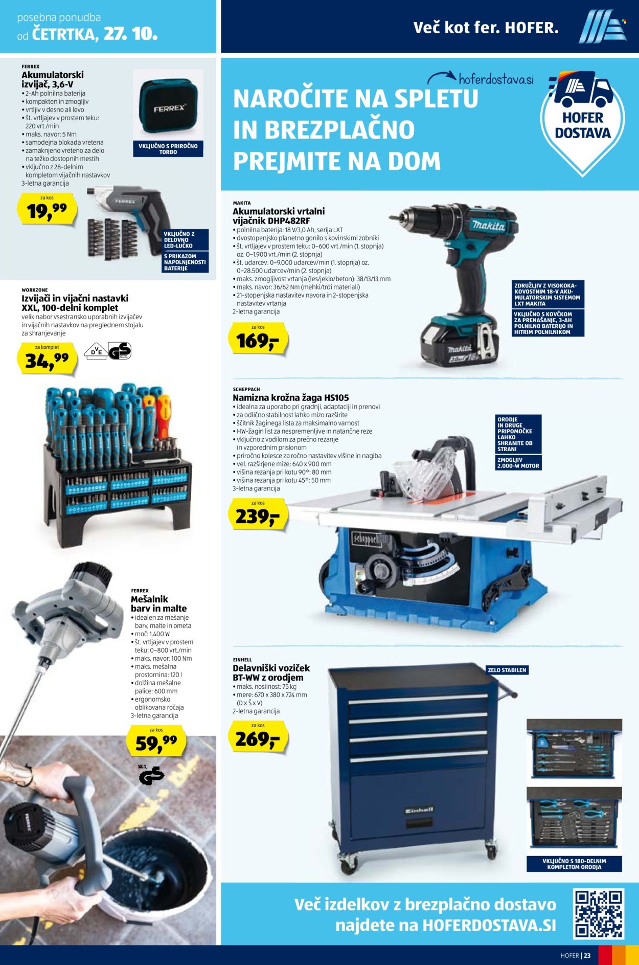 Hofer katalog - 20.10.2022 - 29.10.2022. Stran 23