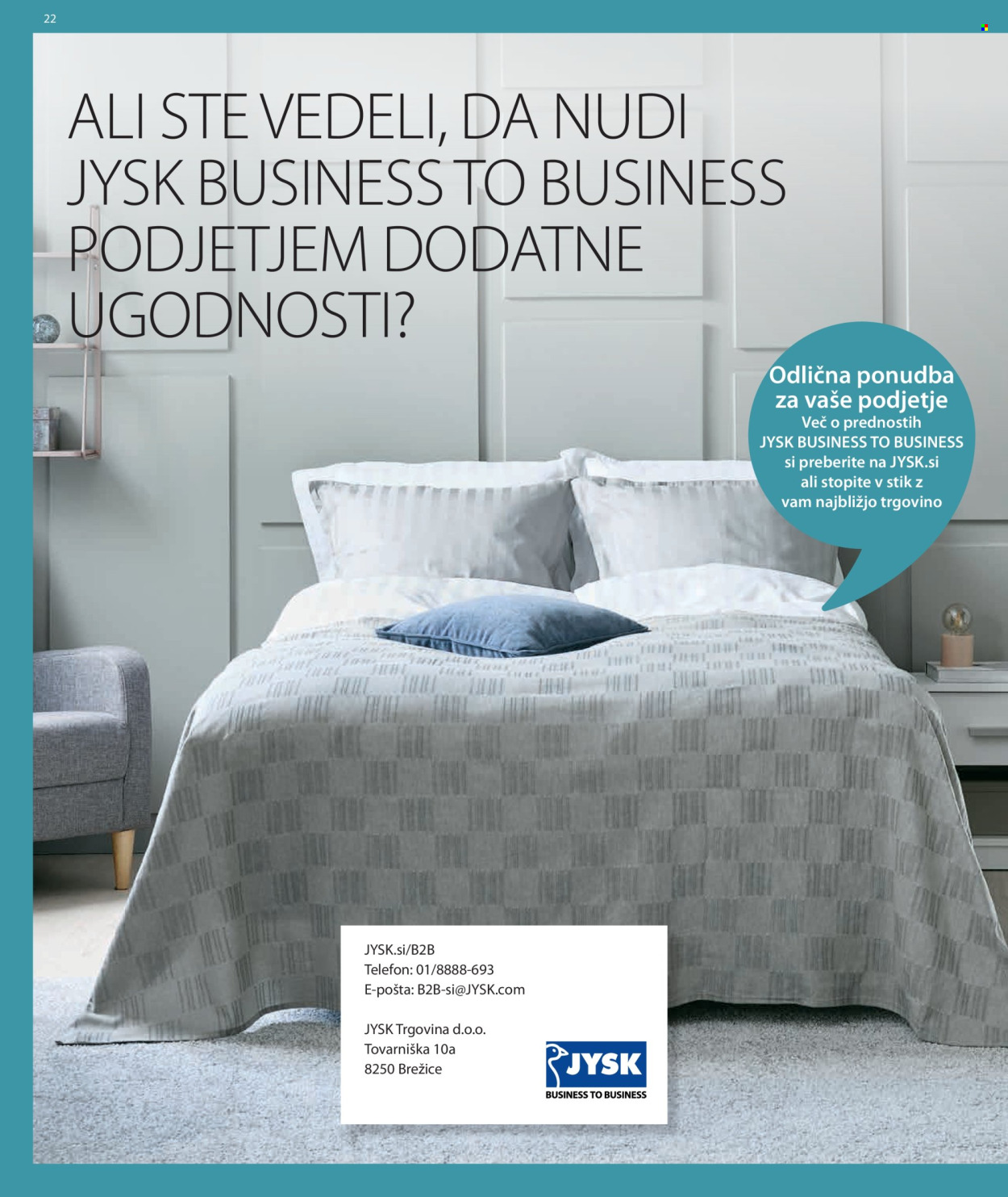 JYSK katalog - 20.10.2022 - 27.11.2022. Stran 22
