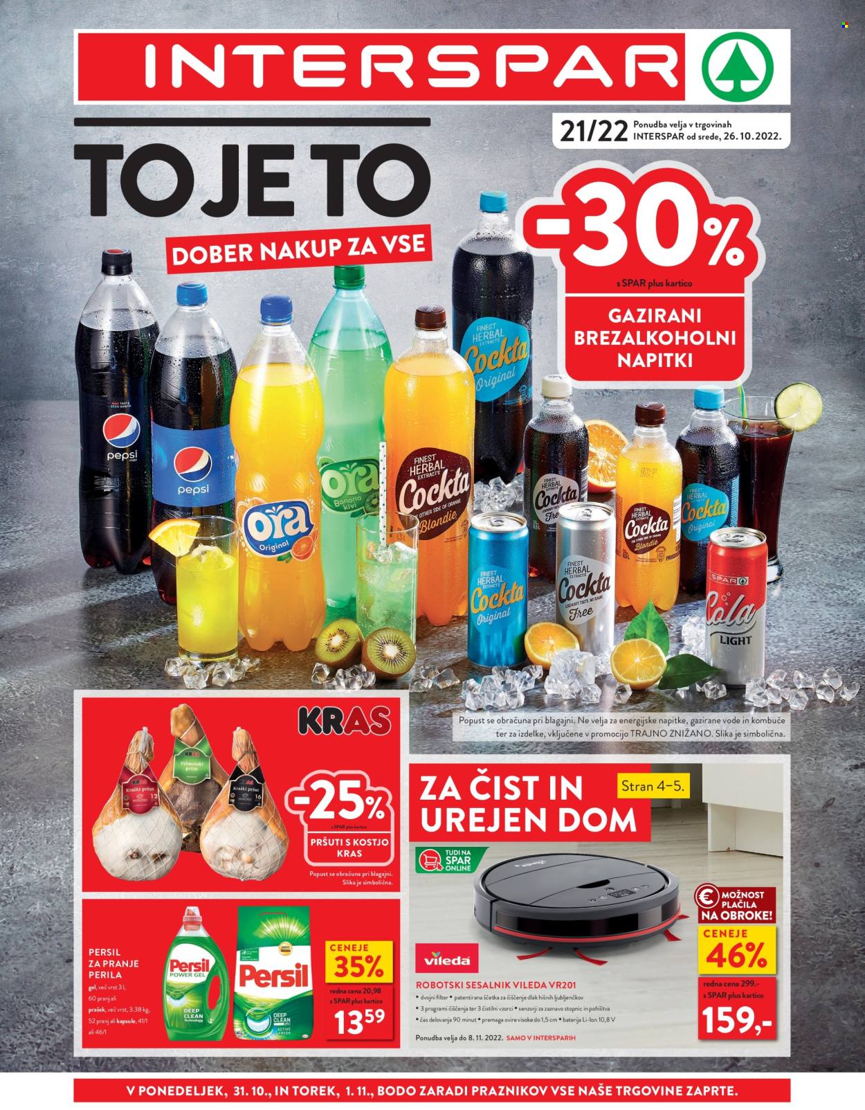 INTERSPAR katalog - 26.10.2022 - 8.11.2022. Stran 1