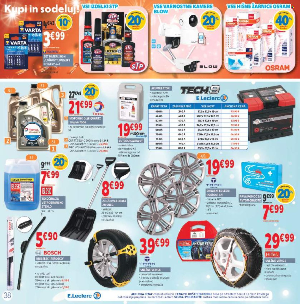 E.Leclerc katalog - 26.10.2022 - 5.11.2022. Stran 38