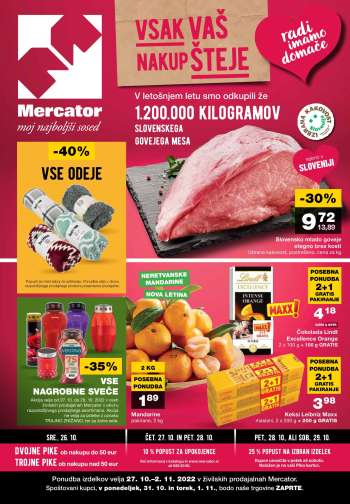 Mercator katalog - 27.10.2022 - 02.11.2022.
