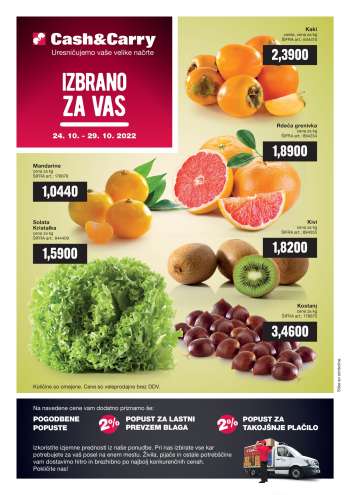 Mercator Cash & Carry katalog - 24.10.2022 - 29.10.2022.