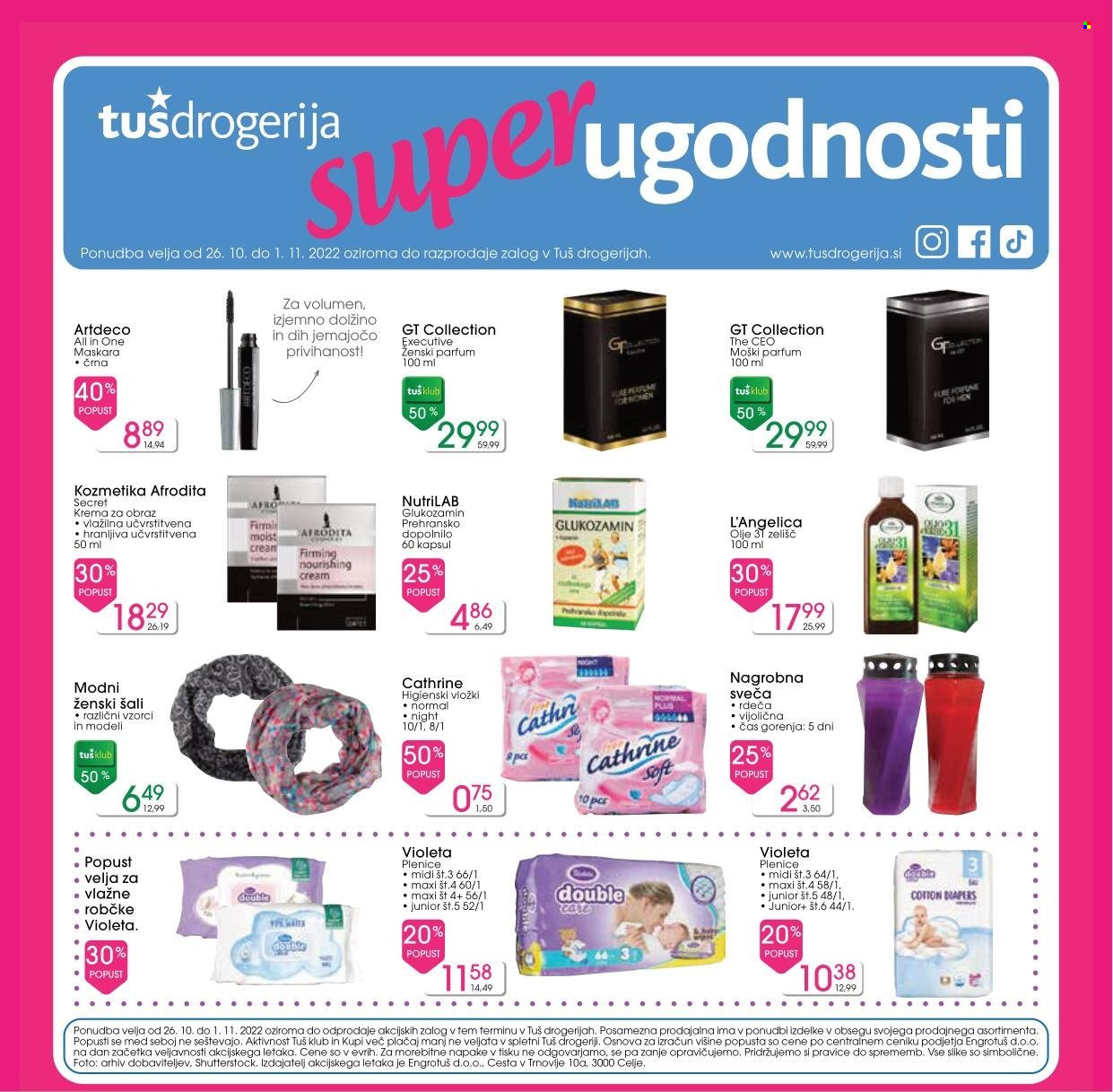 Tuš Drogeria katalog - 26.10.2022 - 1.11.2022. Stran 1