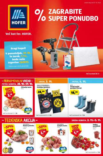 Hofer katalog - 27.10.2022 - 05.11.2022.
