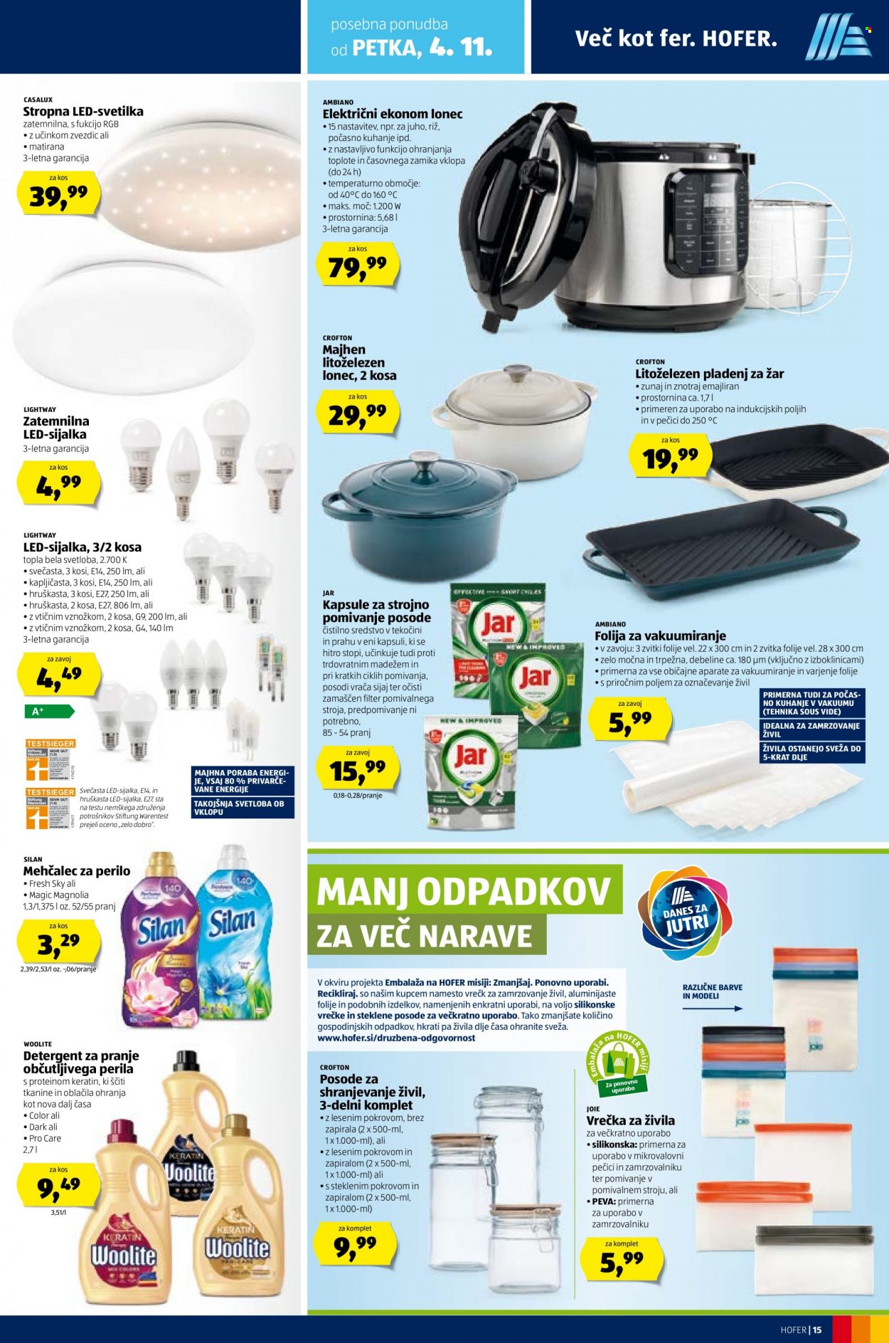 Hofer katalog - 27.10.2022 - 5.11.2022. Stran 15