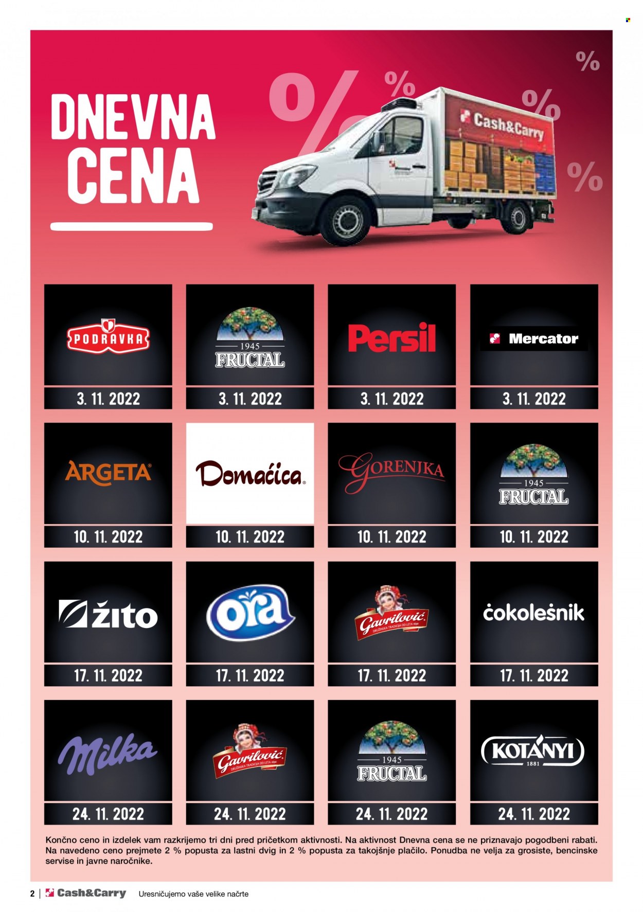 Mercator Cash & Carry katalog - 1.11.2022 - 30.11.2022. Stran 2