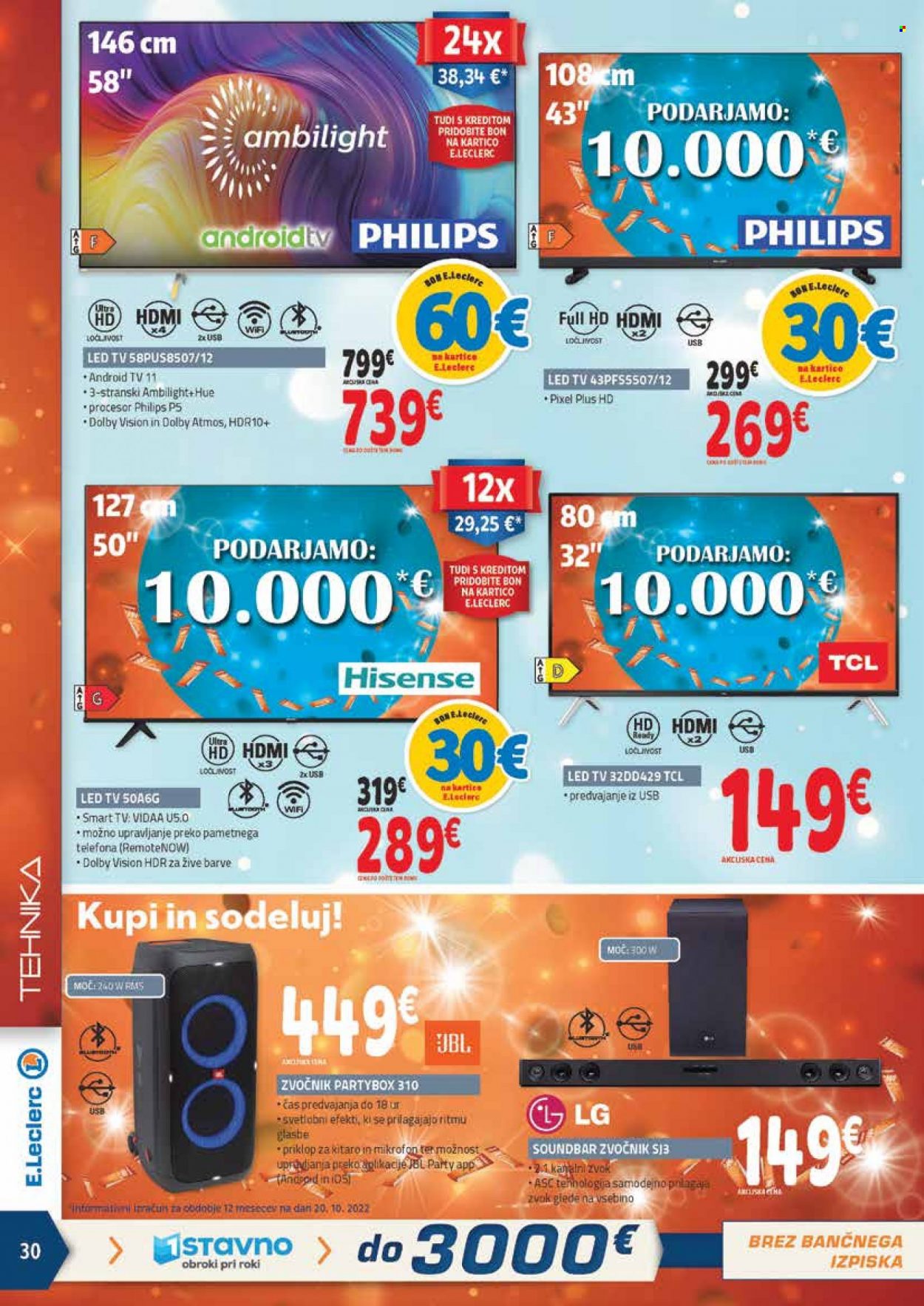 E.Leclerc katalog - 2.11.2022 - 12.11.2022. Stran 30