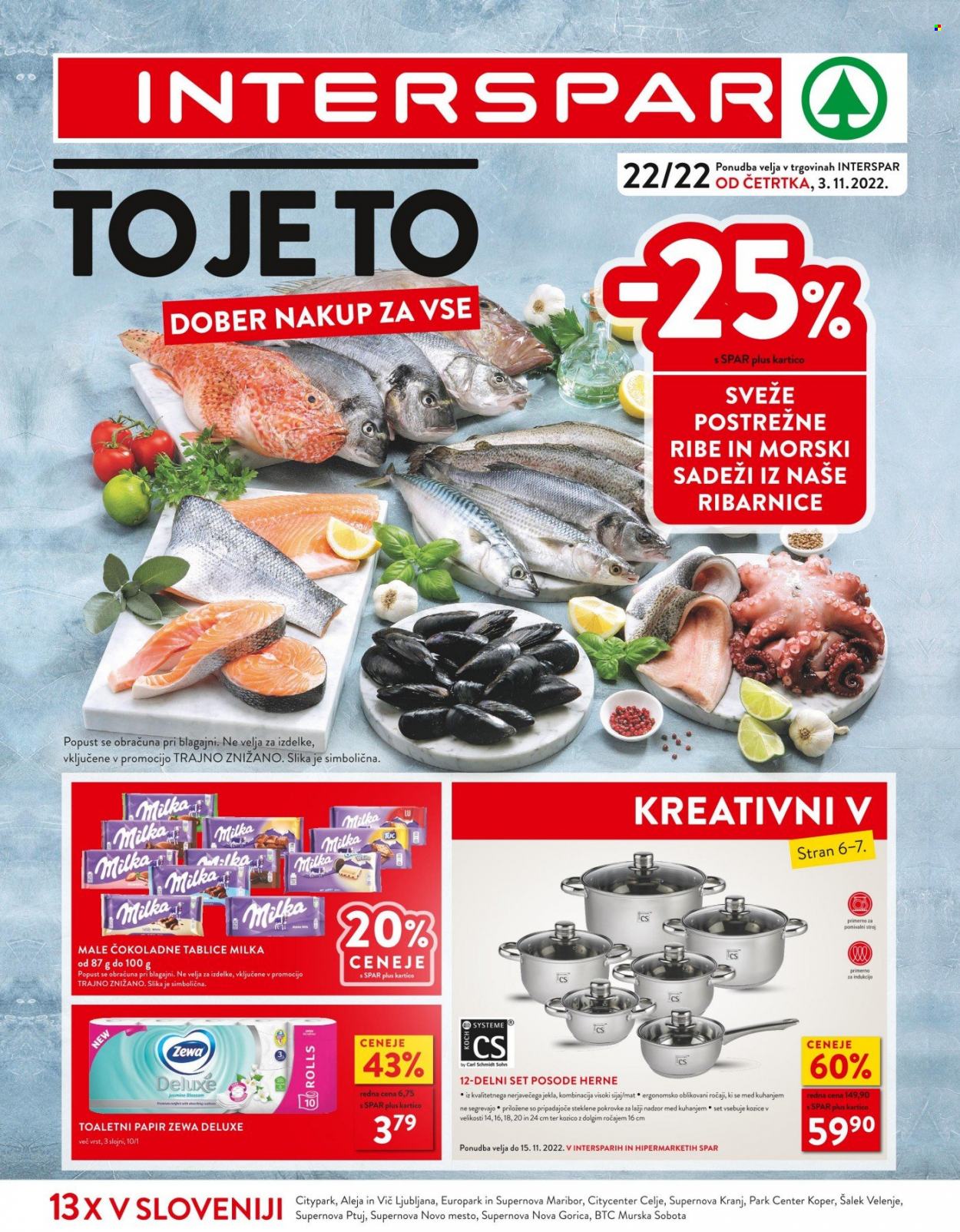 INTERSPAR katalog - 3.11.2022 - 15.11.2022. Stran 1