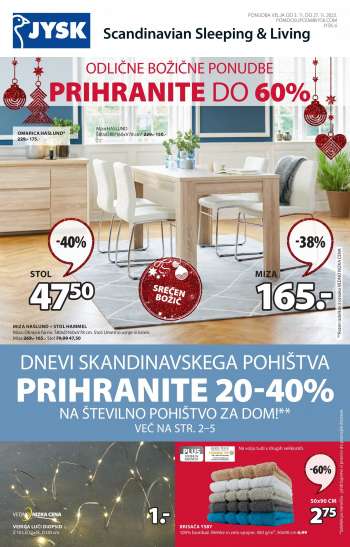 JYSK katalog - 03.11.2022 - 27.11.2022.