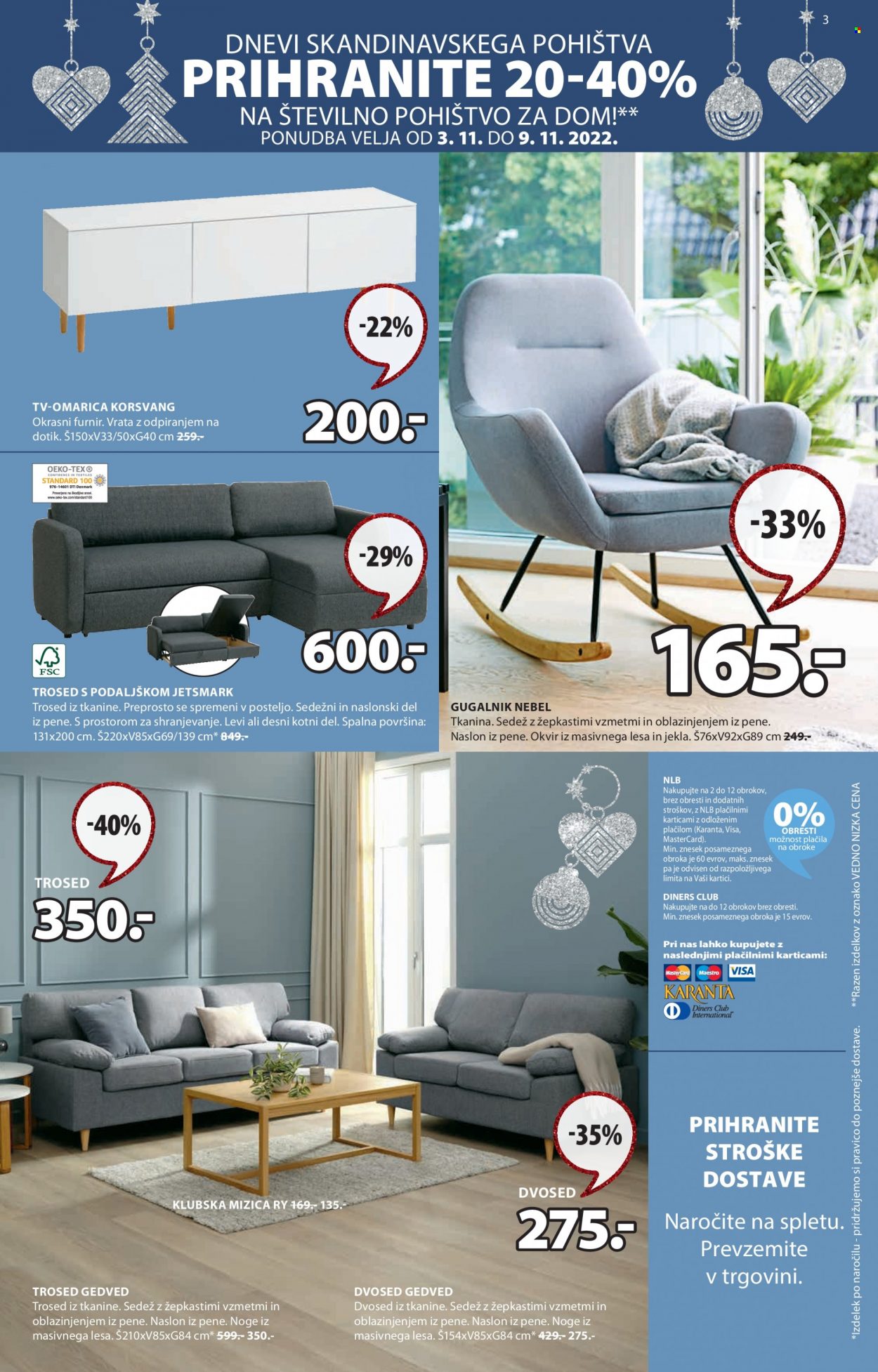 JYSK katalog - 3.11.2022 - 27.11.2022. Stran 3