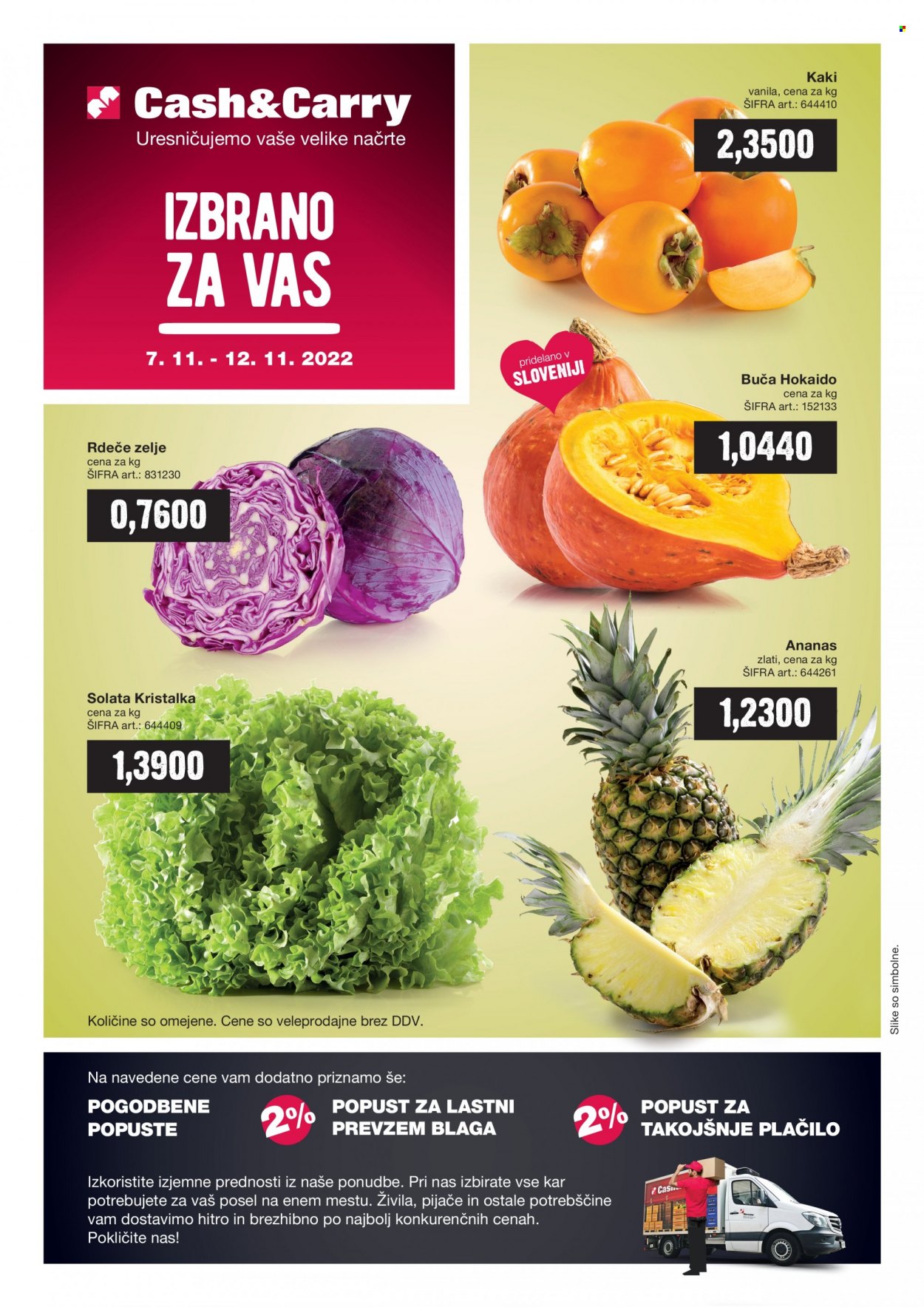 Mercator Cash & Carry katalog - 7.11.2022 - 12.11.2022. Stran 1