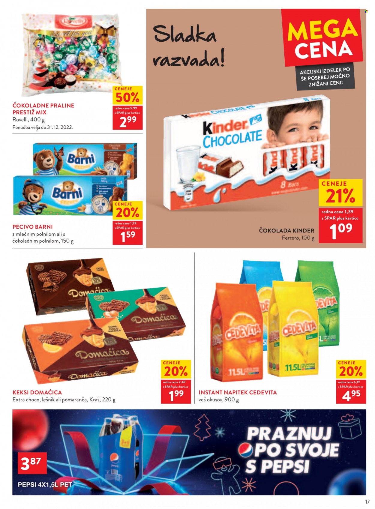 SPAR katalog - 9.11.2022 - 22.11.2022. Stran 17