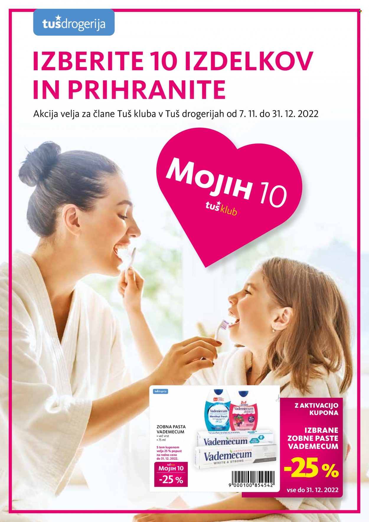 Tuš Drogeria katalog - 7.11.2022 - 31.12.2022. Stran 1