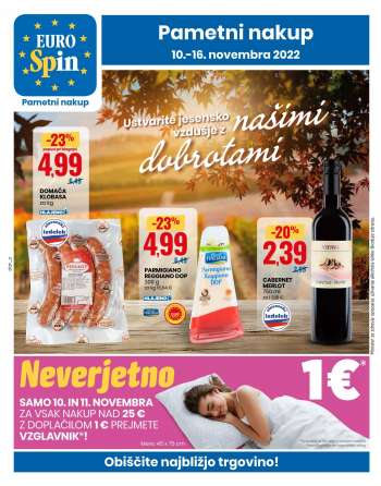 EuroSpin katalog - 10.11.2022 - 16.11.2022.