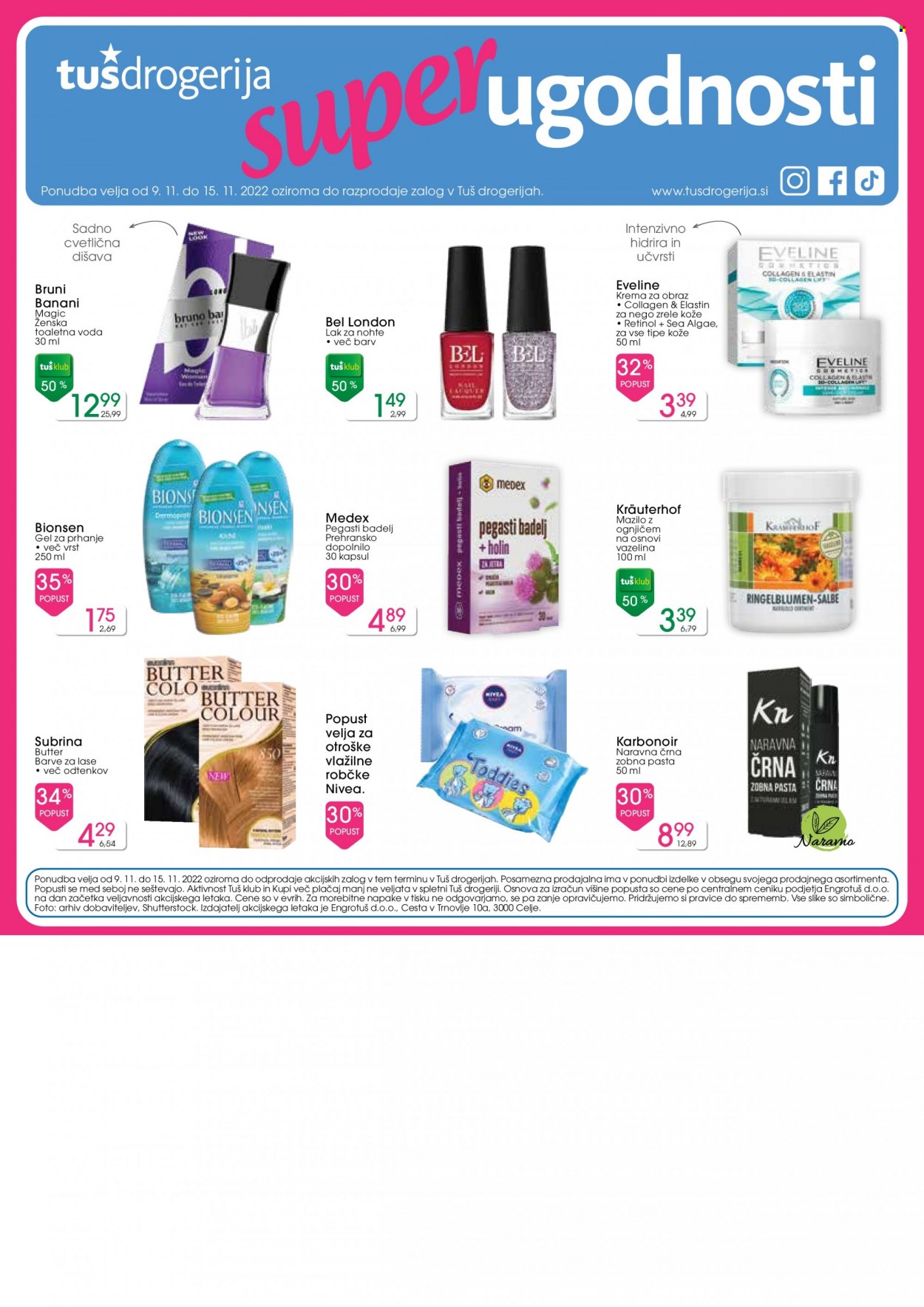Tuš Drogeria katalog - 9.11.2022 - 15.11.2022. Stran 1