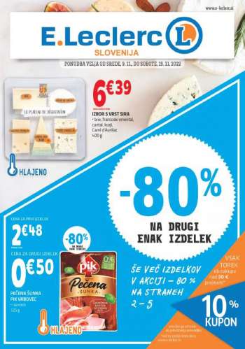 E.Leclerc katalog - 09.11.2022 - 19.11.2022.