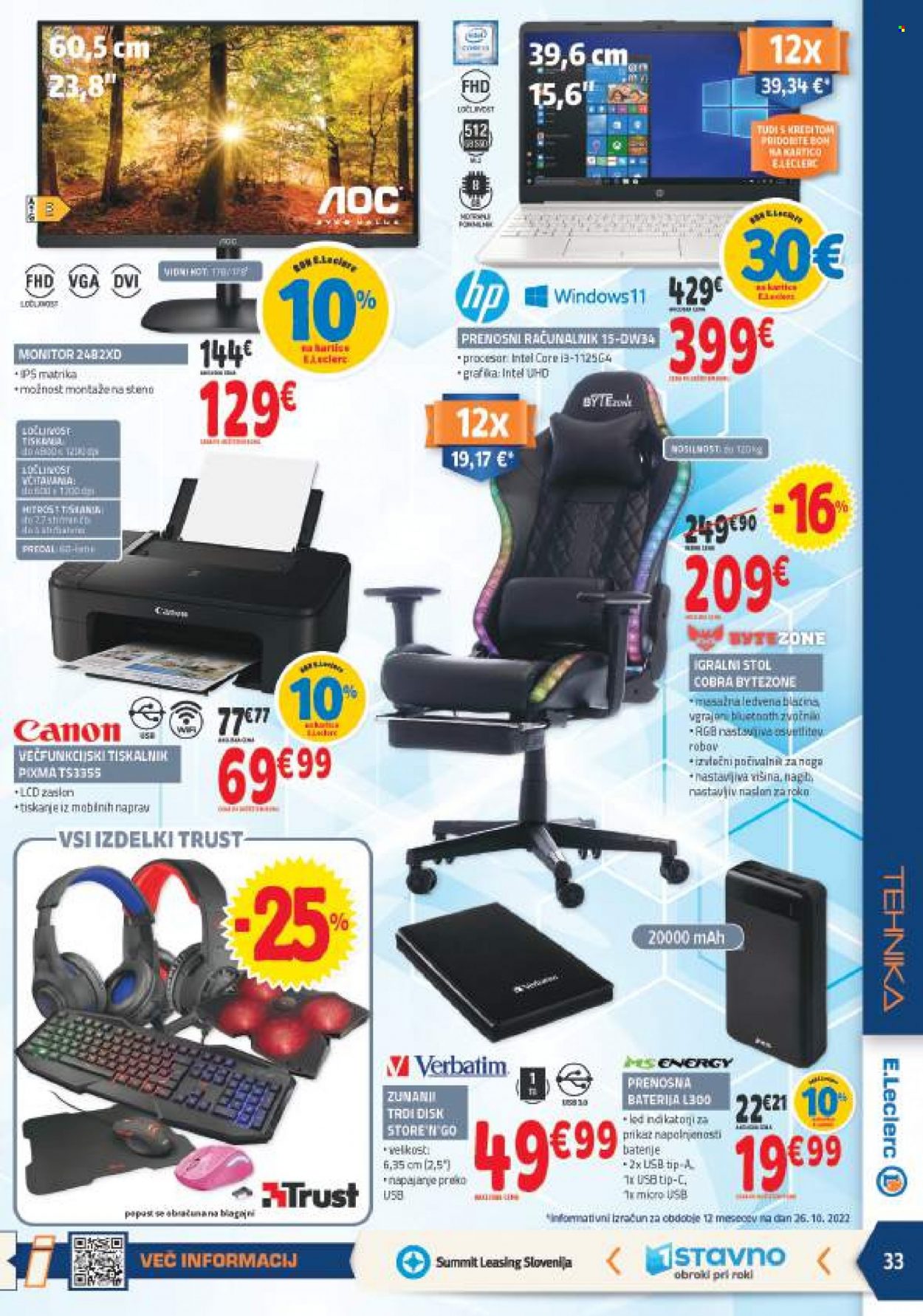 E.Leclerc katalog - 9.11.2022 - 19.11.2022. Stran 33