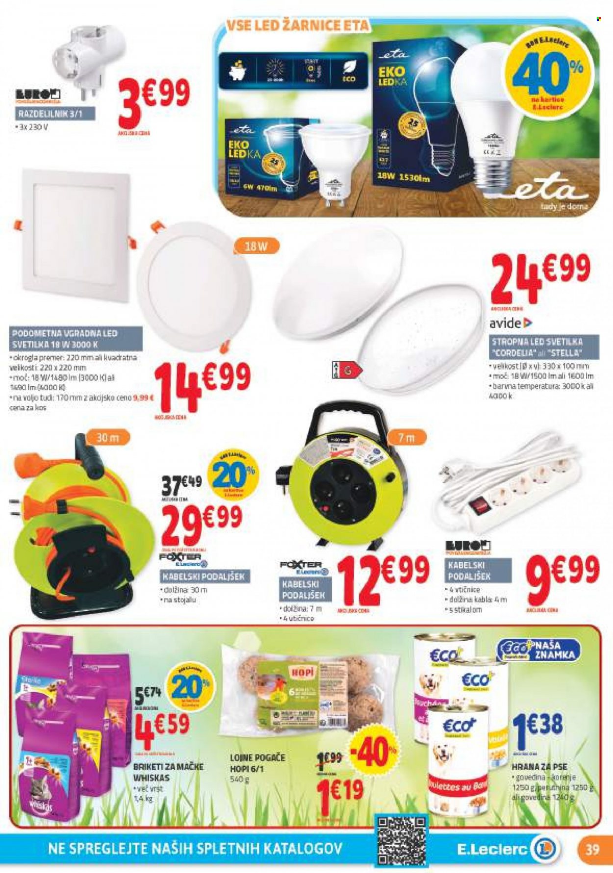 E.Leclerc katalog - 9.11.2022 - 19.11.2022. Stran 39