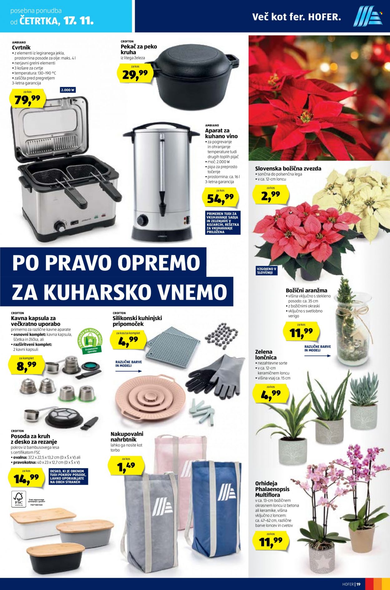 Hofer katalog - 10.11.2022 - 19.11.2022. Stran 19