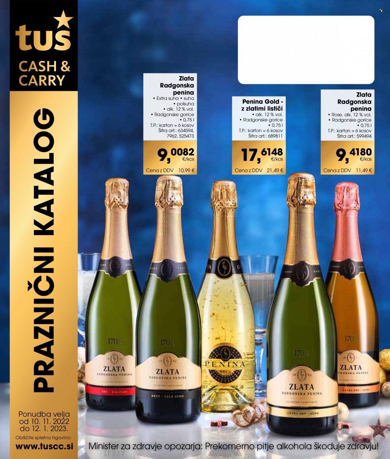 Tuš Cash & Carry katalog - 10.11.2022 - 12.1.2023. Stran 1