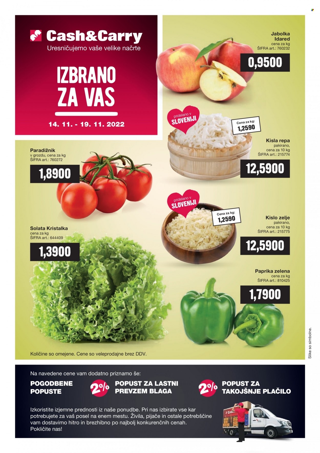 Mercator Cash & Carry katalog - 14.11.2022 - 19.11.2022. Stran 1