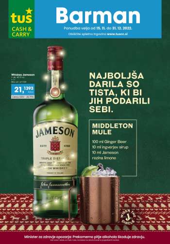 Tuš Cash & Carry katalog - 15.11.2022 - 31.12.2022.