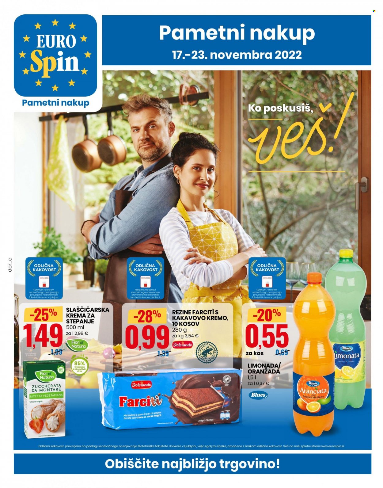 EuroSpin katalog - 17.11.2022 - 23.11.2022. Stran 1