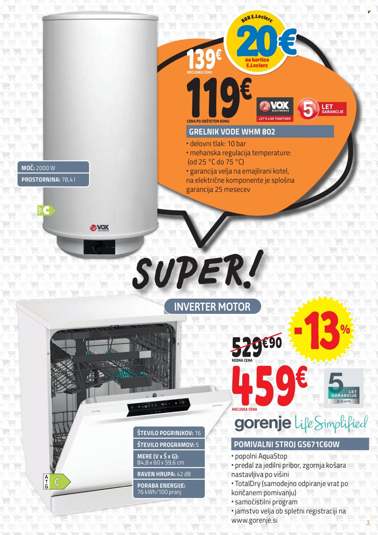 E.Leclerc katalog - 16.11.2022 - 26.11.2022. Stran 3
