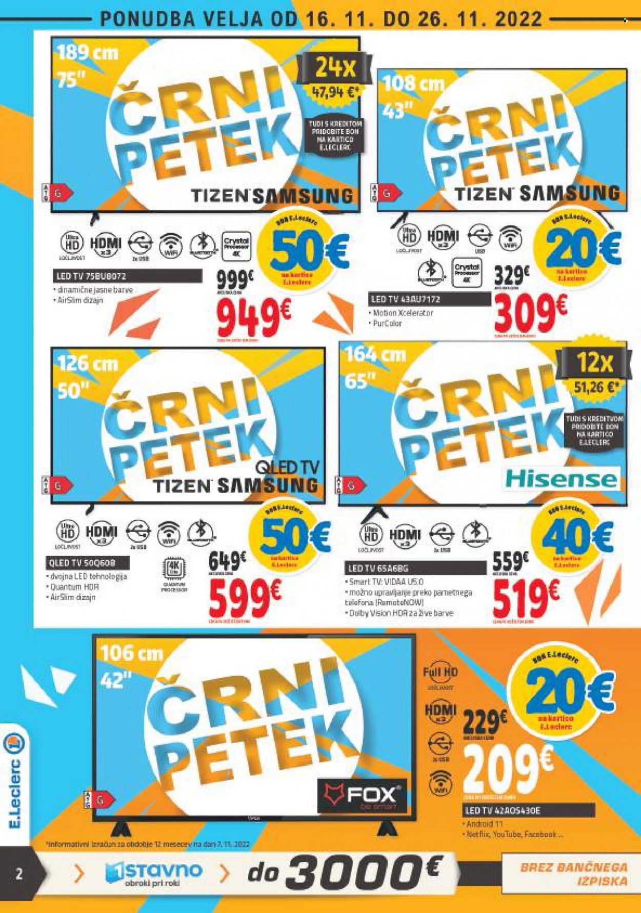 E.Leclerc katalog - 16.11.2022 - 26.11.2022. Stran 2