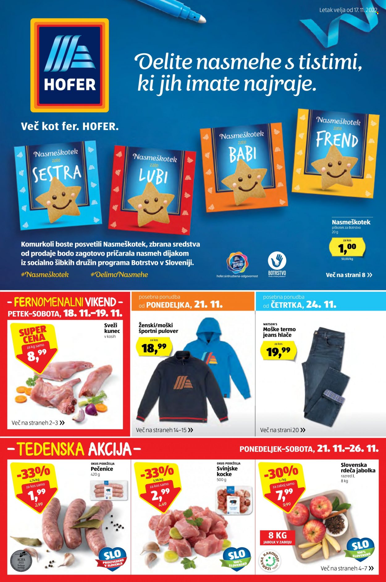 Hofer katalog - 17.11.2022 - 26.11.2022. Stran 1
