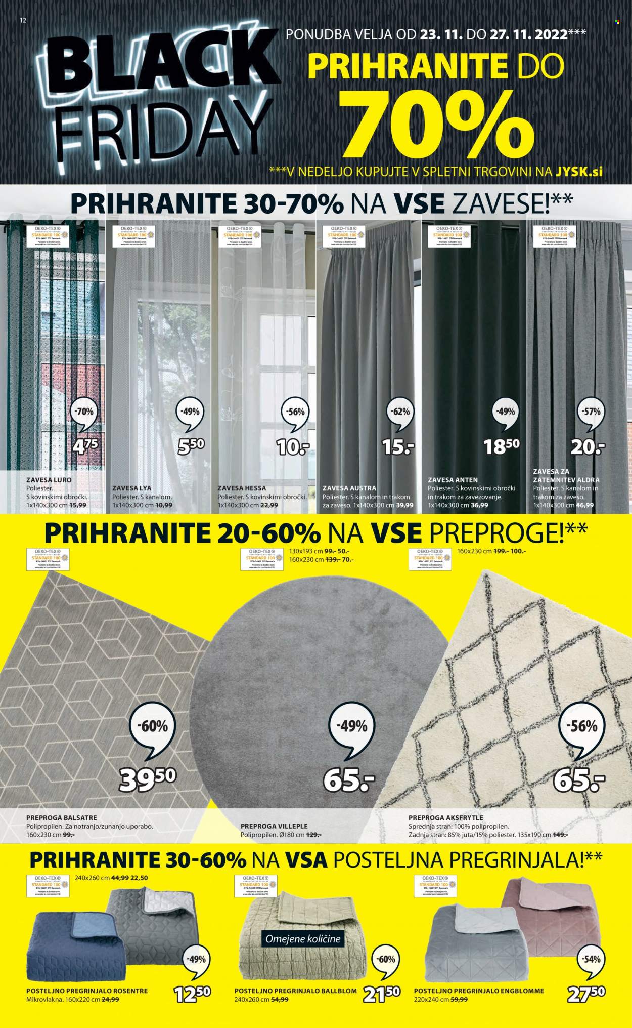 JYSK katalog - 23.11.2022 - 27.11.2022. Stran 12