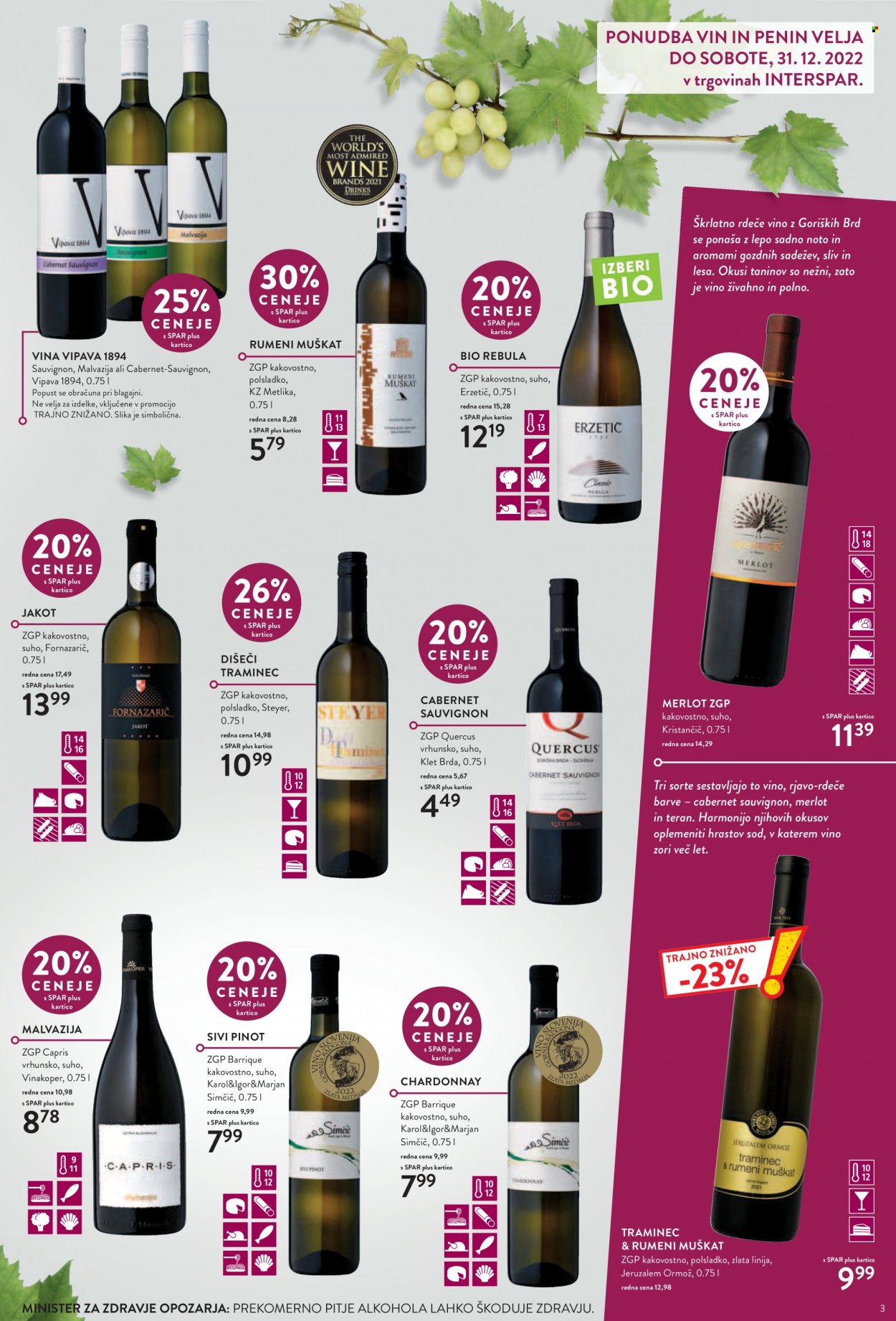 INTERSPAR katalog - 23.11.2022 - 31.12.2022. Stran 3