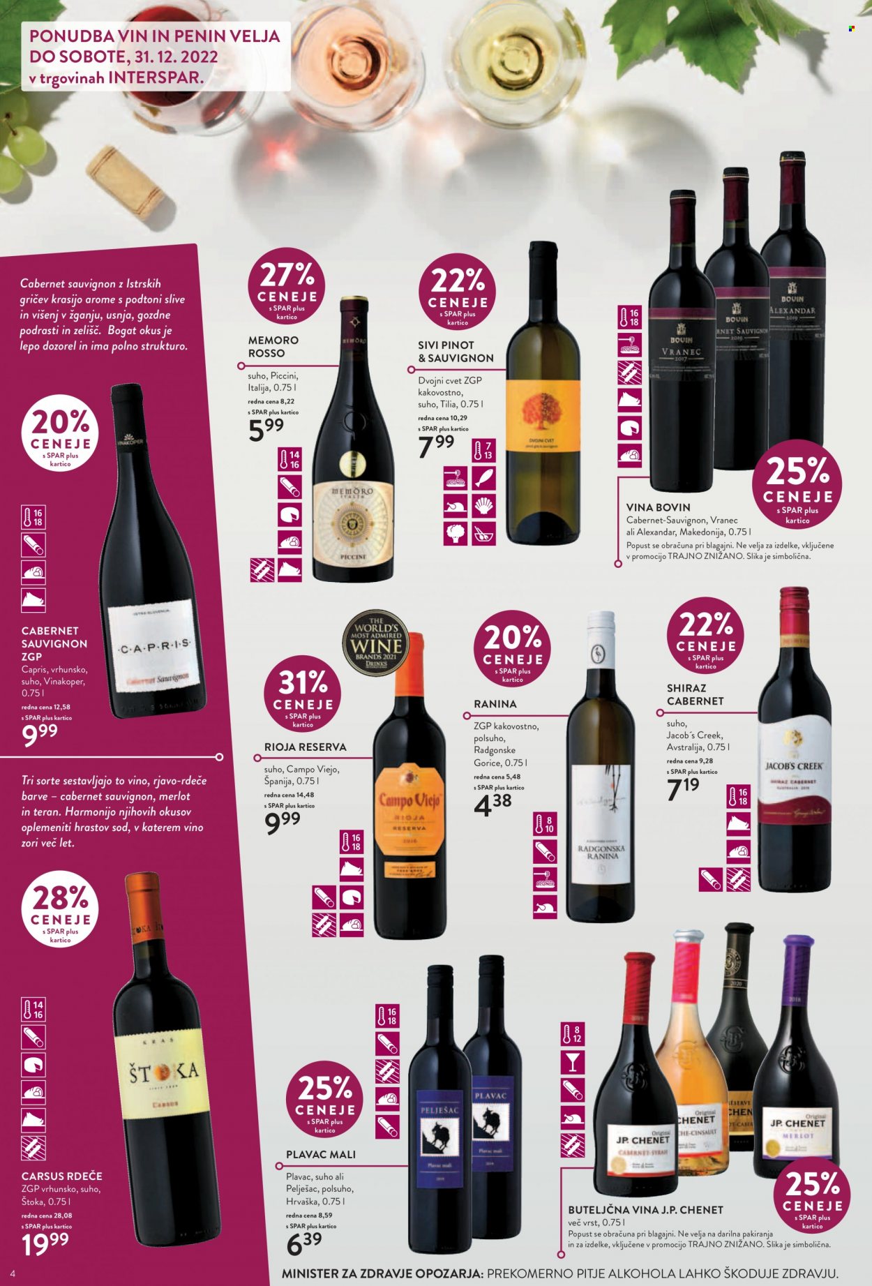 INTERSPAR katalog - 23.11.2022 - 31.12.2022. Stran 4