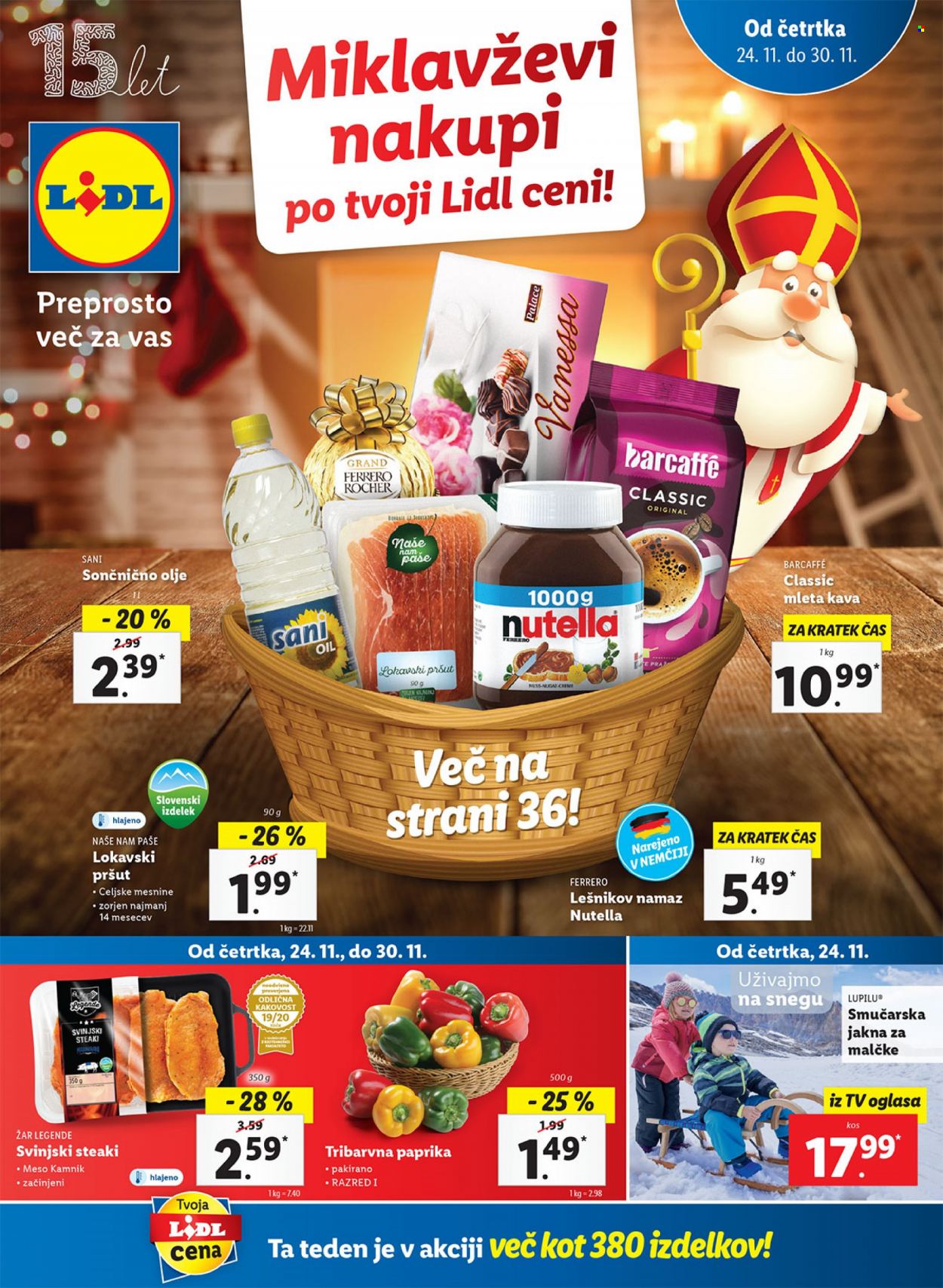 Lidl katalog - 24.11.2022 - 30.11.2022. Stran 1