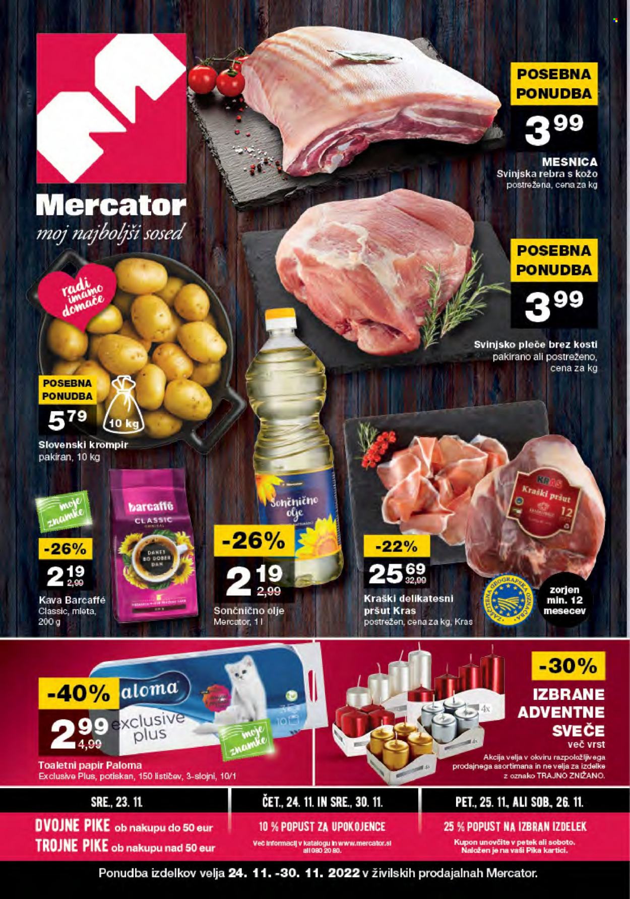 Mercator katalog - 24.11.2022 - 30.11.2022. Stran 1