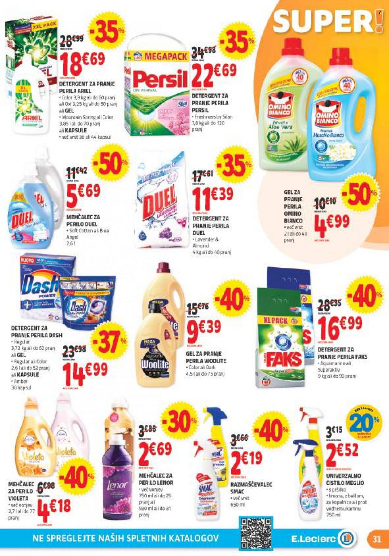 E.Leclerc katalog - 23.11.2022 - 3.12.2022. Stran 31