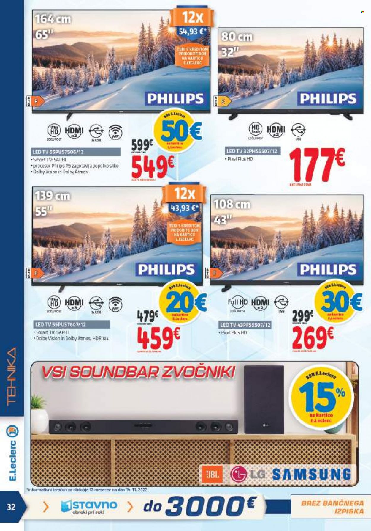 E.Leclerc katalog - 23.11.2022 - 3.12.2022. Stran 32