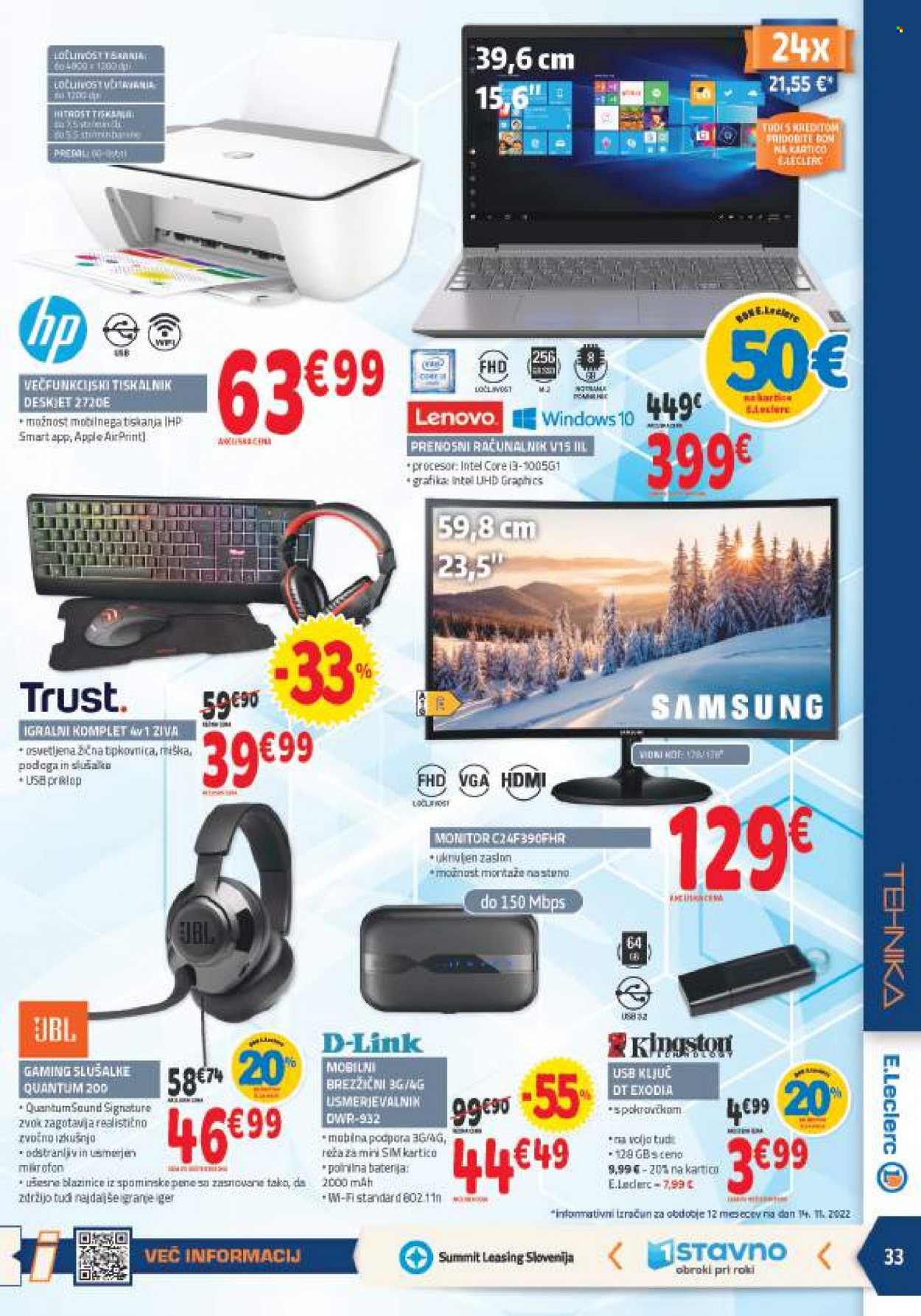 E.Leclerc katalog - 23.11.2022 - 3.12.2022. Stran 33