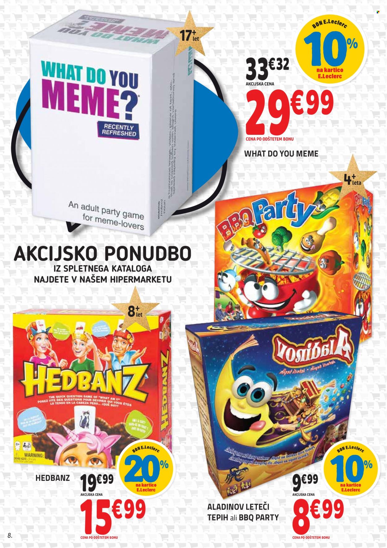 E.Leclerc katalog - 23.11.2022 - 3.12.2022. Stran 8