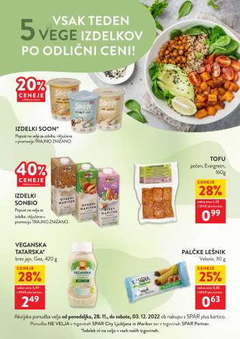 SPAR katalog - 28.11.2022 - 03.12.2022.