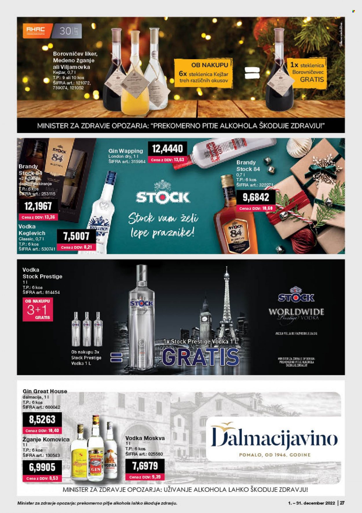 Mercator Cash & Carry katalog - 1.12.2022 - 31.12.2022. Stran 27
