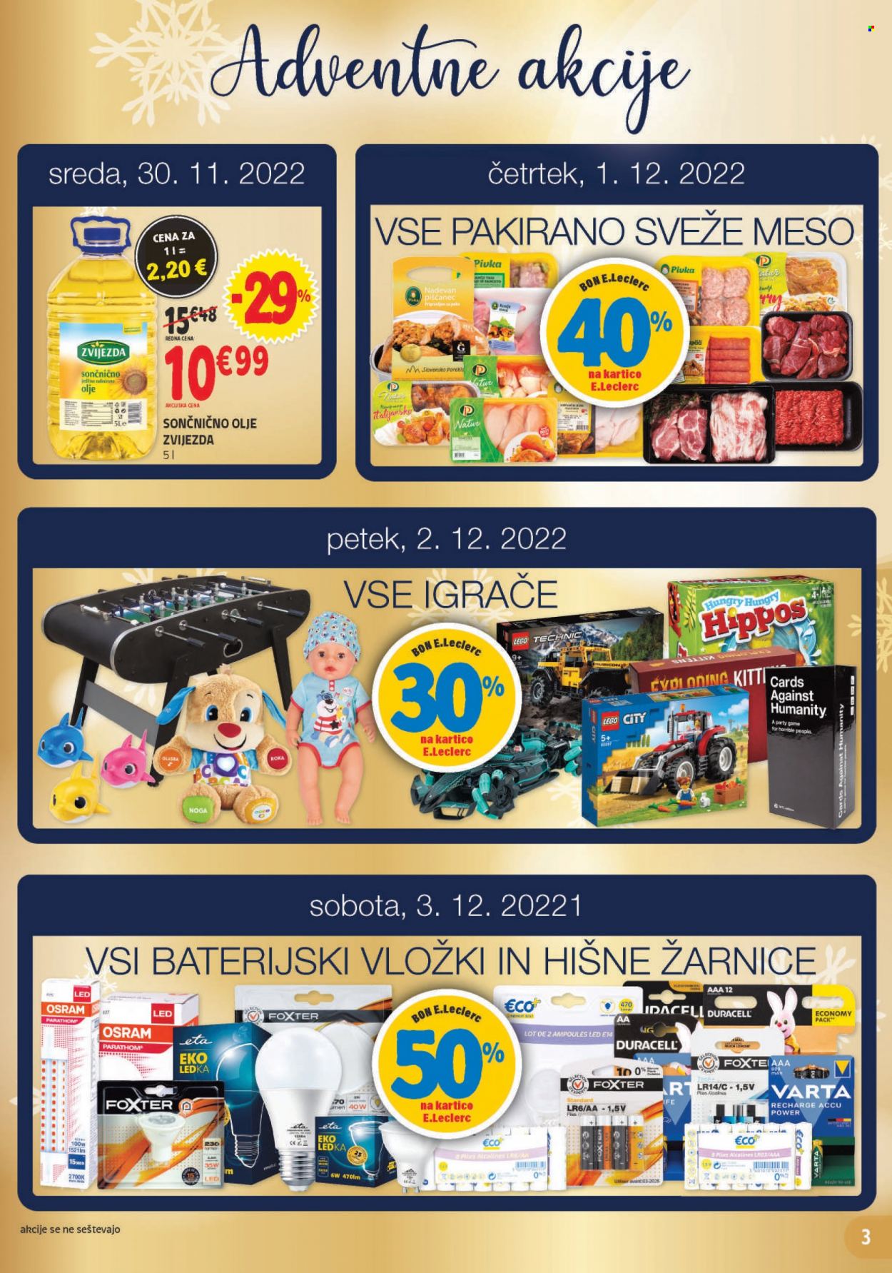 E.Leclerc katalog - 30.11.2022 - 10.12.2022. Stran 3