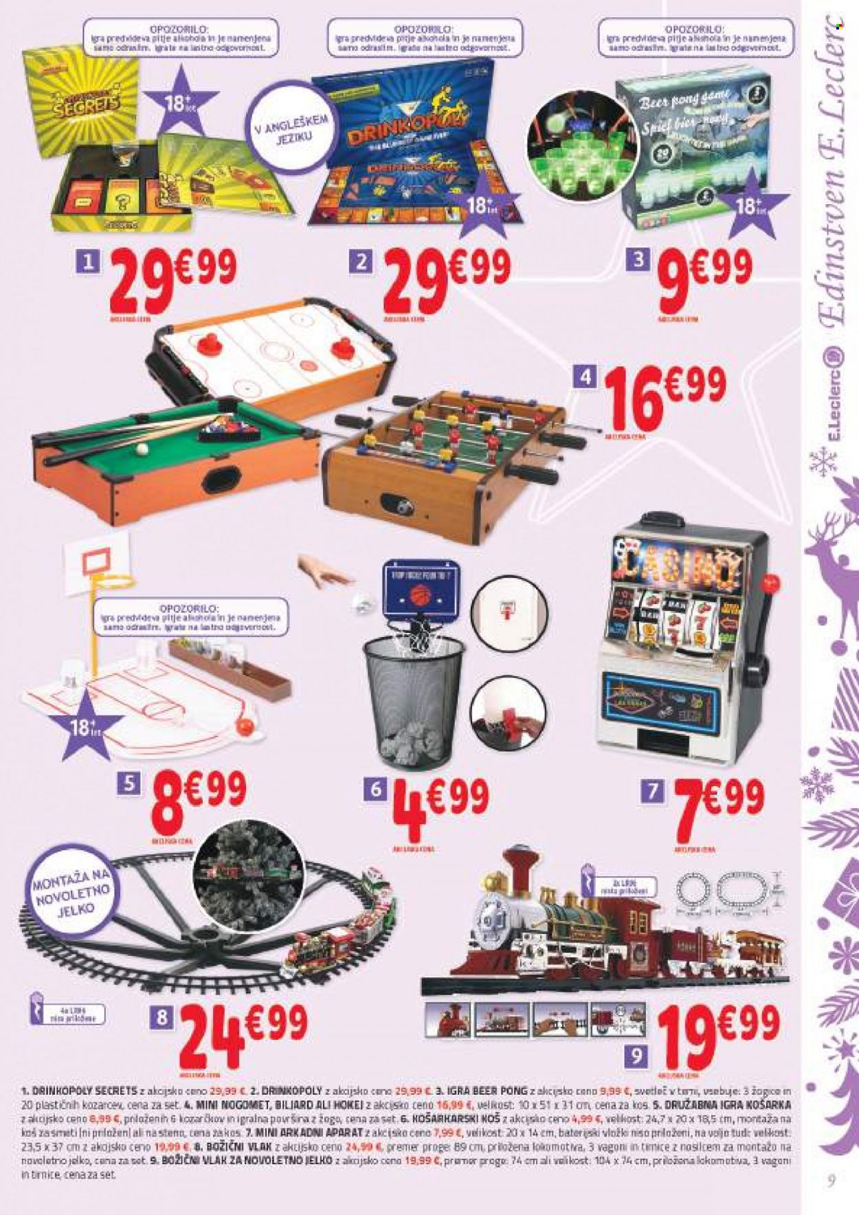 E.Leclerc katalog - 30.11.2022 - 31.12.2022. Stran 9